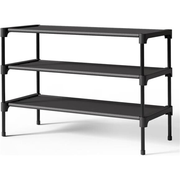 Kitsure Shoe Rack - Non-Woven Shoe Rack Shelf, Shoe Organizer for Closet, - Picture 1 of 7